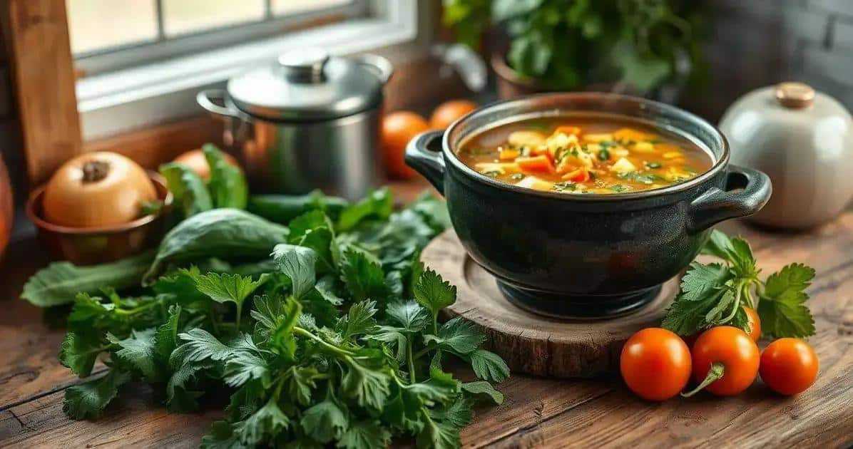 Sopa de legumes express: A receita rápida que vai salvar seu jantar!