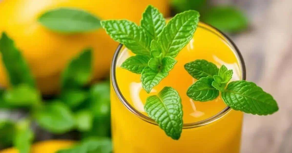 Suco de Manga com Hortelã: Refrescância e Sabor em Sua Mesa!