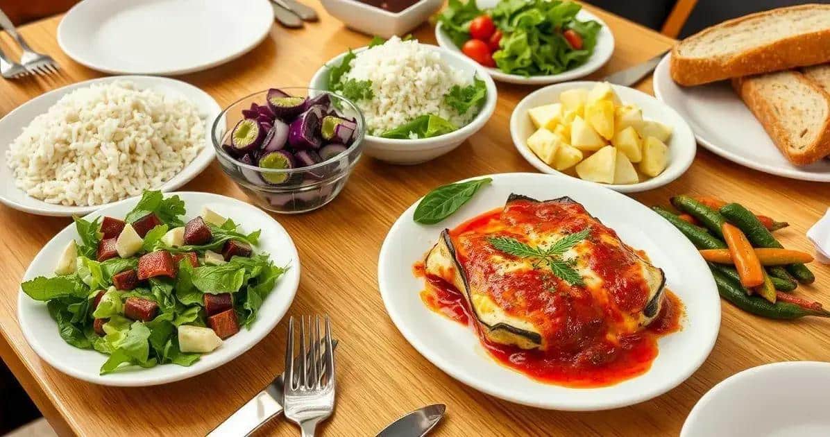 Sugestões de acompanhamento para Parmigiana de Berinjela