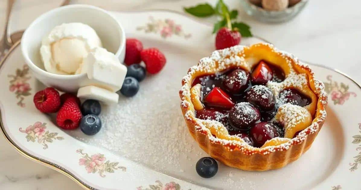 Sugestões de acompanhamentos para Clafoutis