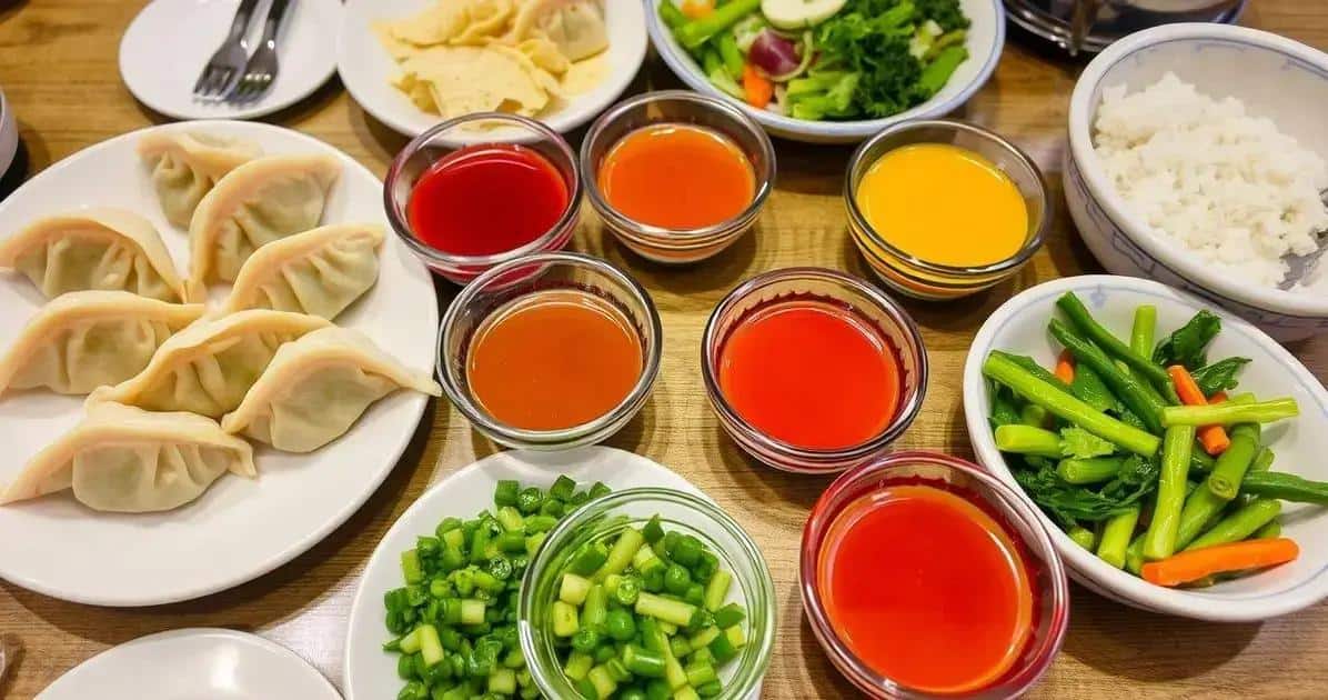 Sugestões de acompanhamentos para Dumplings