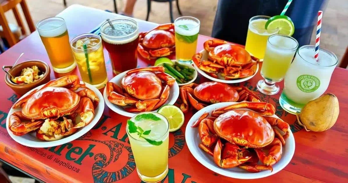 Sugestões de Bebidas para Caranguejada