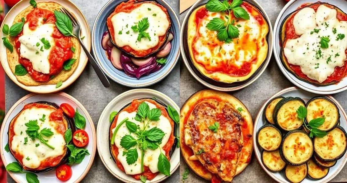 Variações da receita de Parmigiana de Berinjela