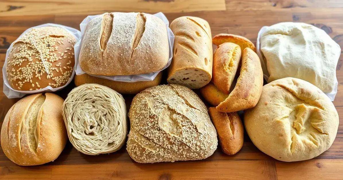Variedades de Pães para Sanduíches Naturais
