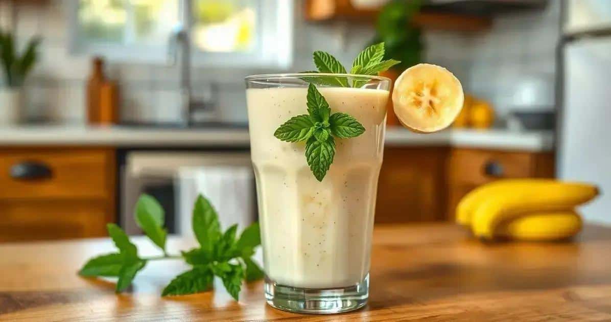 Vitamina de Banana Cremosa: O Delicioso Segredo dos Smoothies Perfeitos