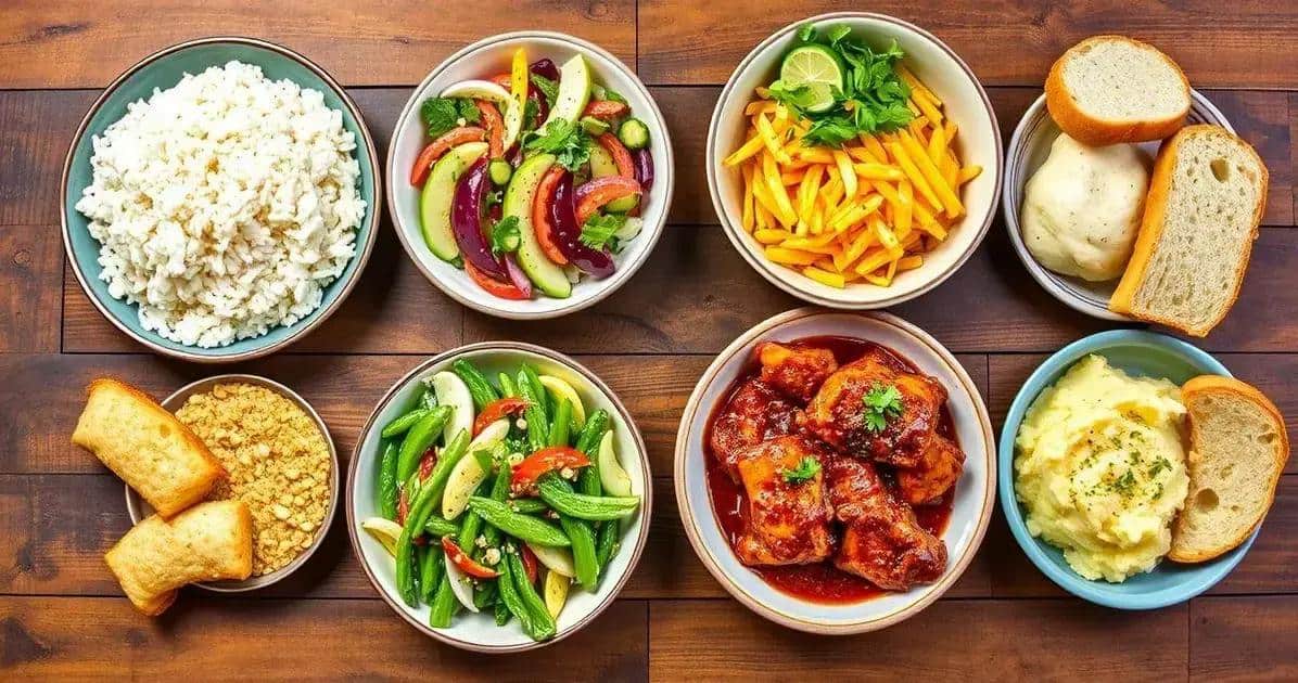 Acompanhamentos ideais para Linguiça Acebolada