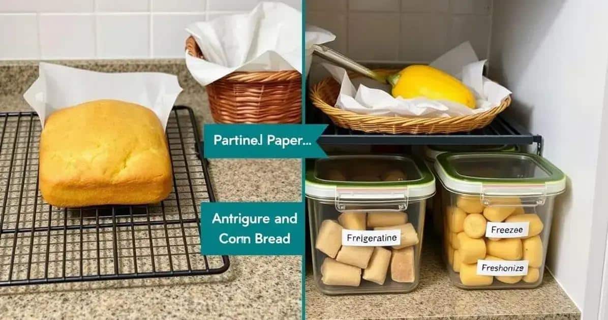 Armazenamento do Pão de Milho