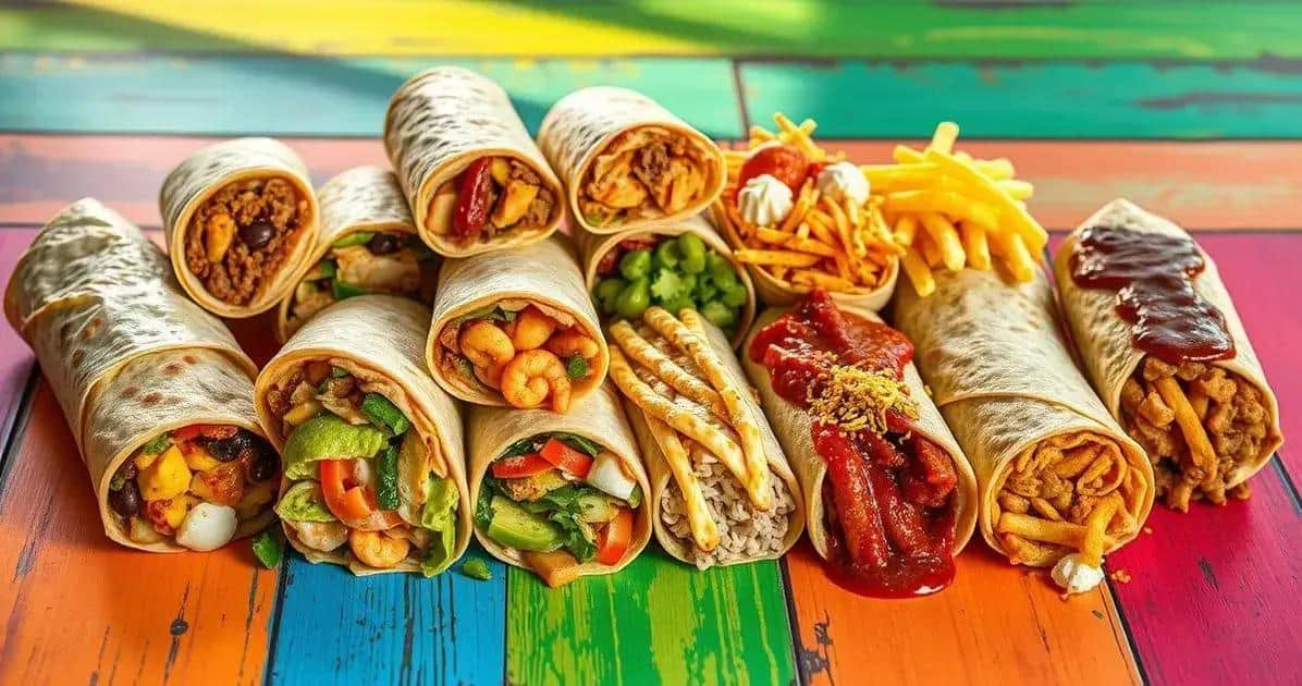 As diferentes variações de Burritos