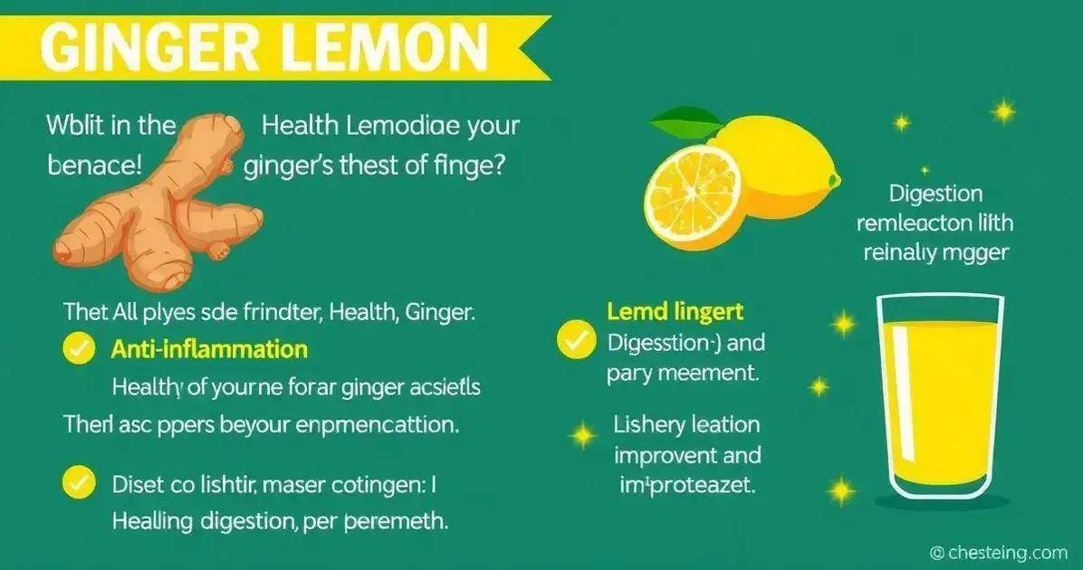 Benefícios do Gengibre na Limonada