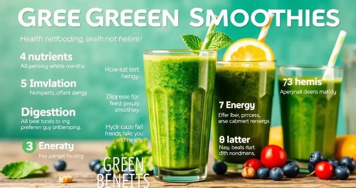 Benefícios do Smoothie Verde