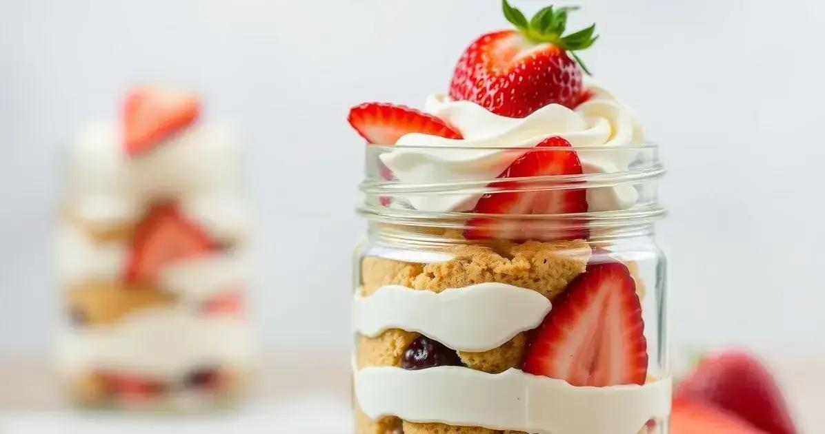 Bolo no Pote com Chantilly - Bolo no Pote “Cama e Confeitos”