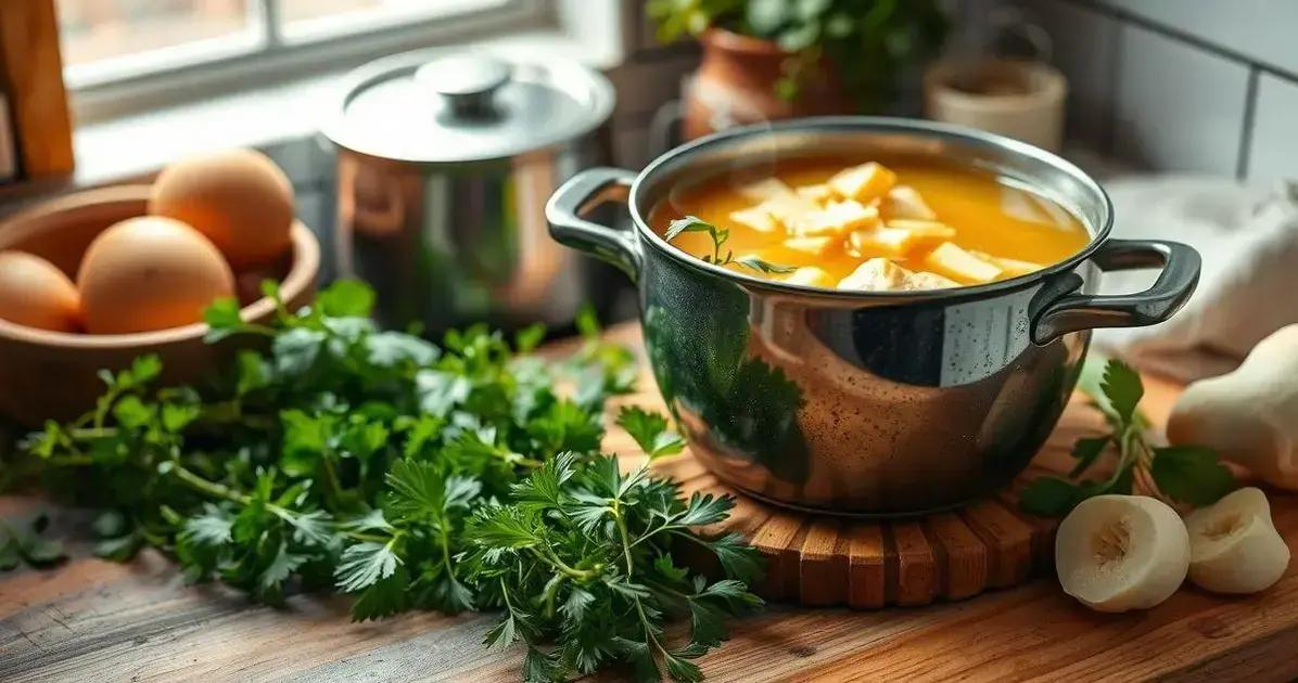 Caldo de Frango: A Receita Reconfortante Que Vai Aquecer Seu Coração