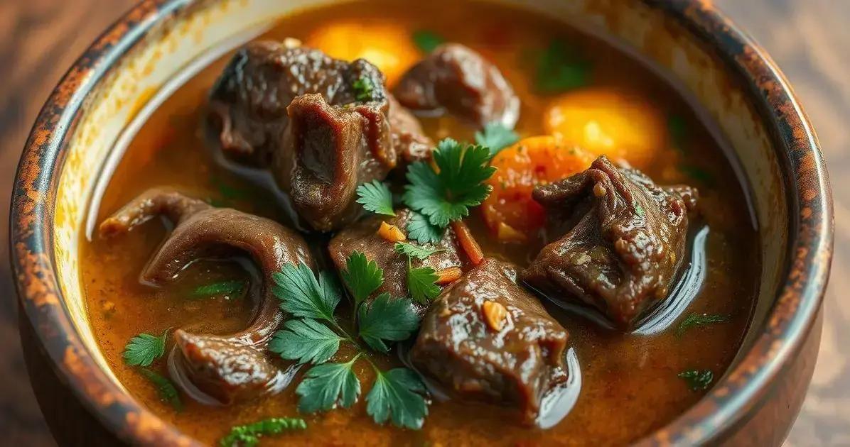 Caldo de Mocotó: Aprenda a fazer esse prato saboroso e nutritivo