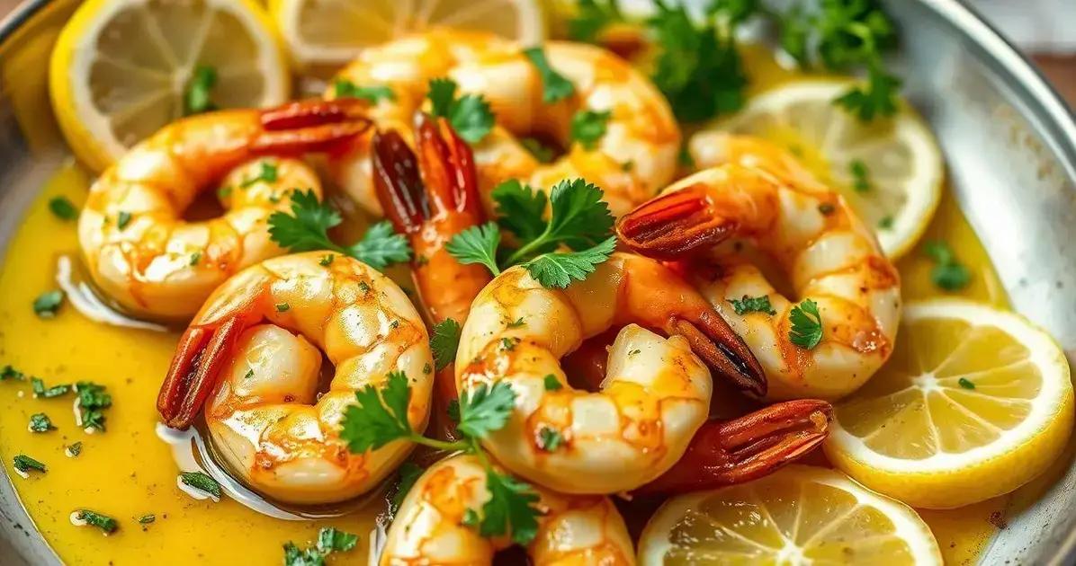 Camarão ao Alho e Óleo: A Receita Irresistível que Você Precisa Experimentar