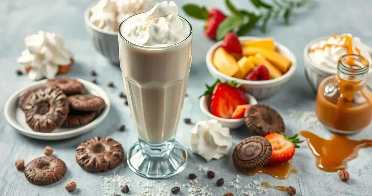 Combinações Ideais com o Milkshake de Baunilha