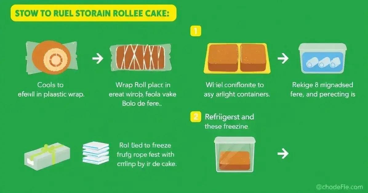 Como Armazenar o Bolo de Rolo Corretamente?