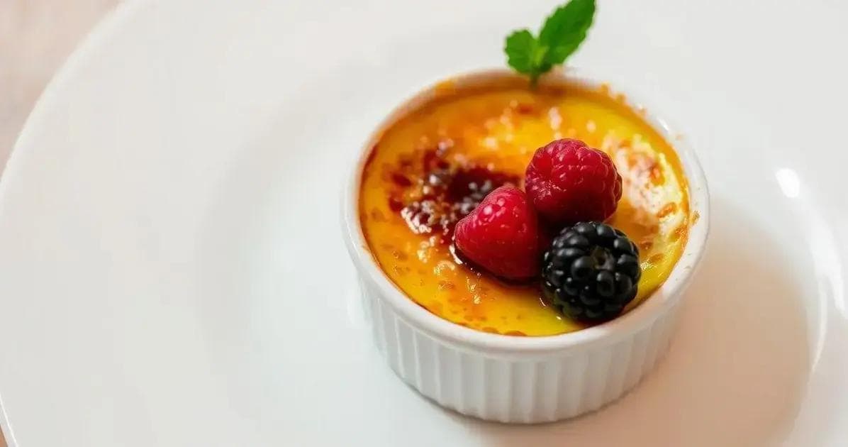 Creme Brulée: Aprenda a Preparar a Sobremesa Francesa Irresistível