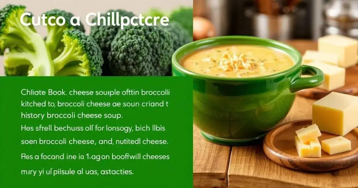 Curiosidades da Receita de Sopa de Queijo com Brócolis