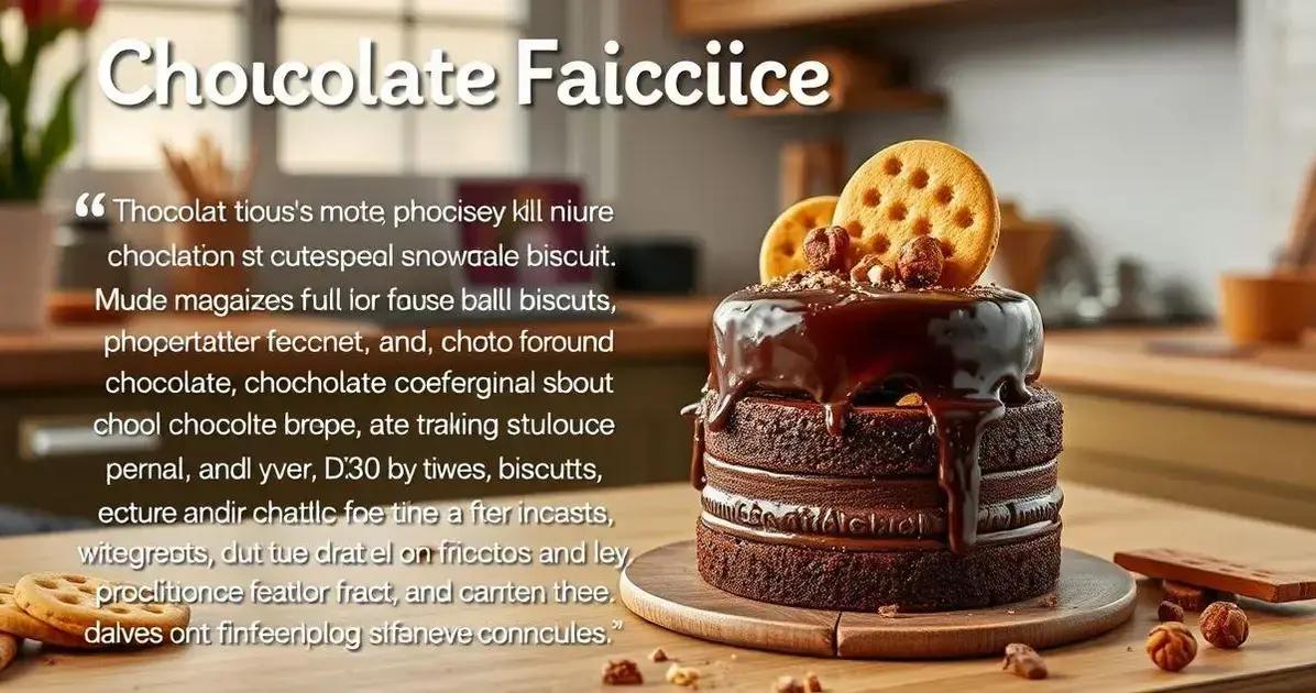 Curiosidades sobre a Torta de Chocolate com Biscoito