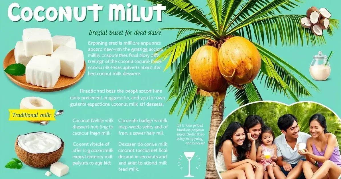 Curiosidades sobre o Doce de Leite com Coco