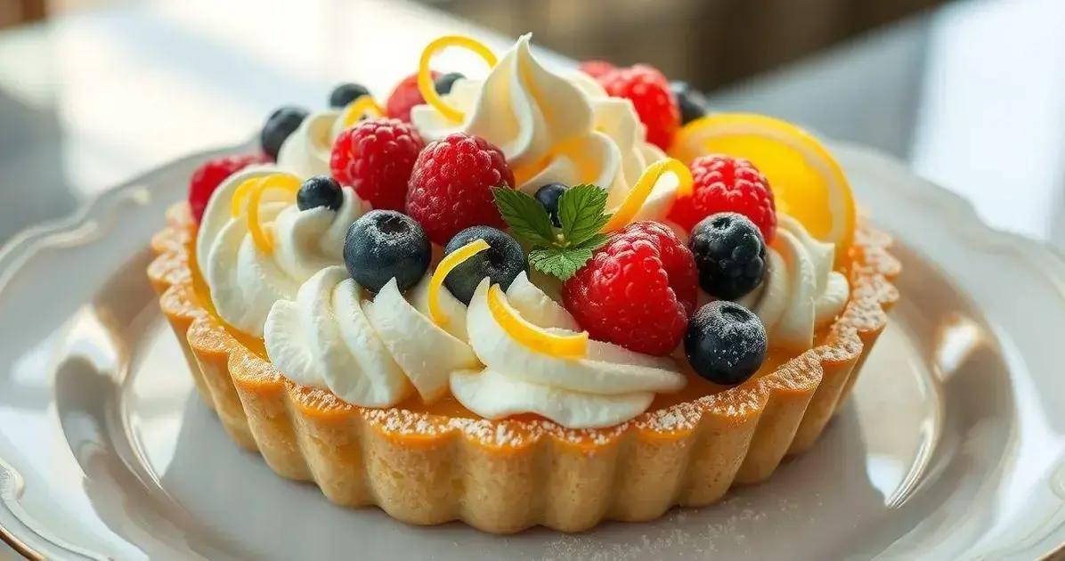 Decoração Ideal para Torta de Limão