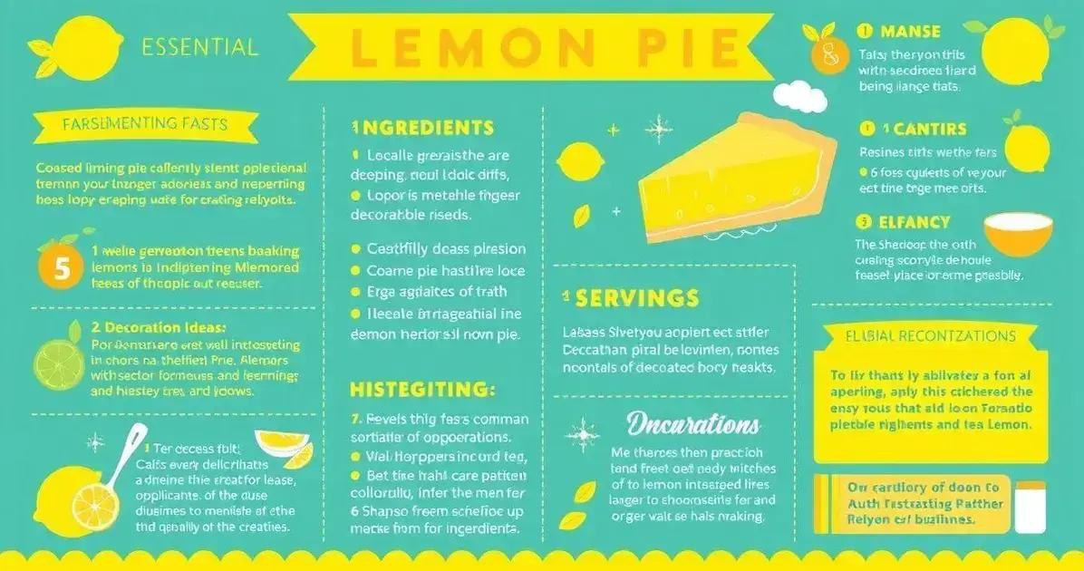 Dicas e Curiosidades da Receita de Torta de Limão