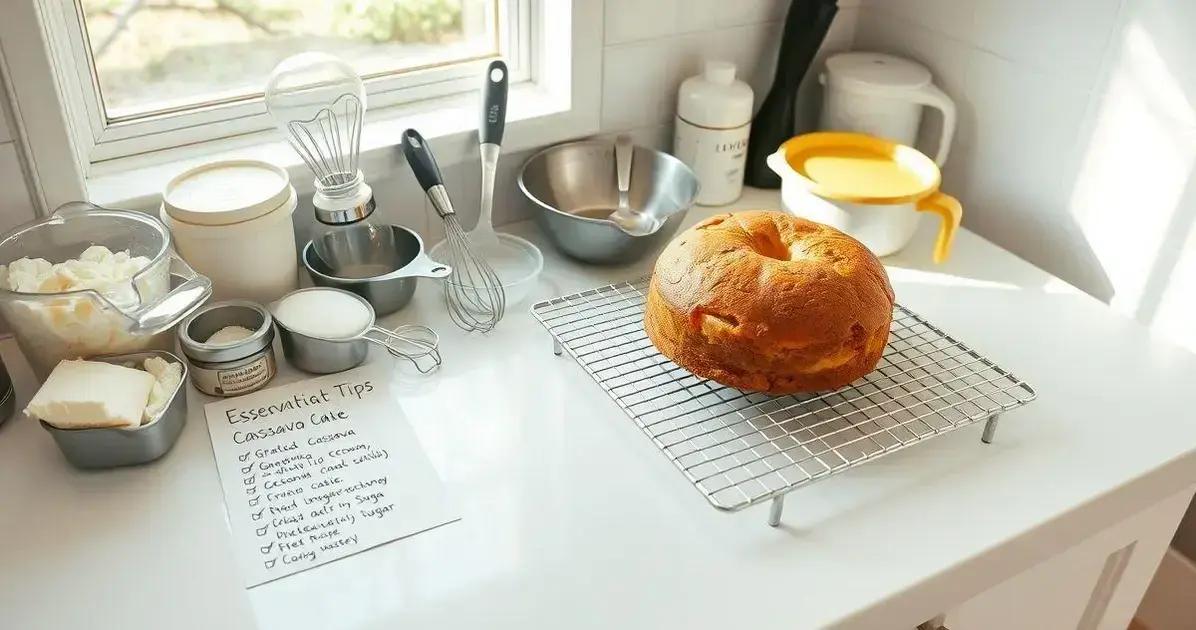 Dicas para o Bolo de Macaxeira Perfeito