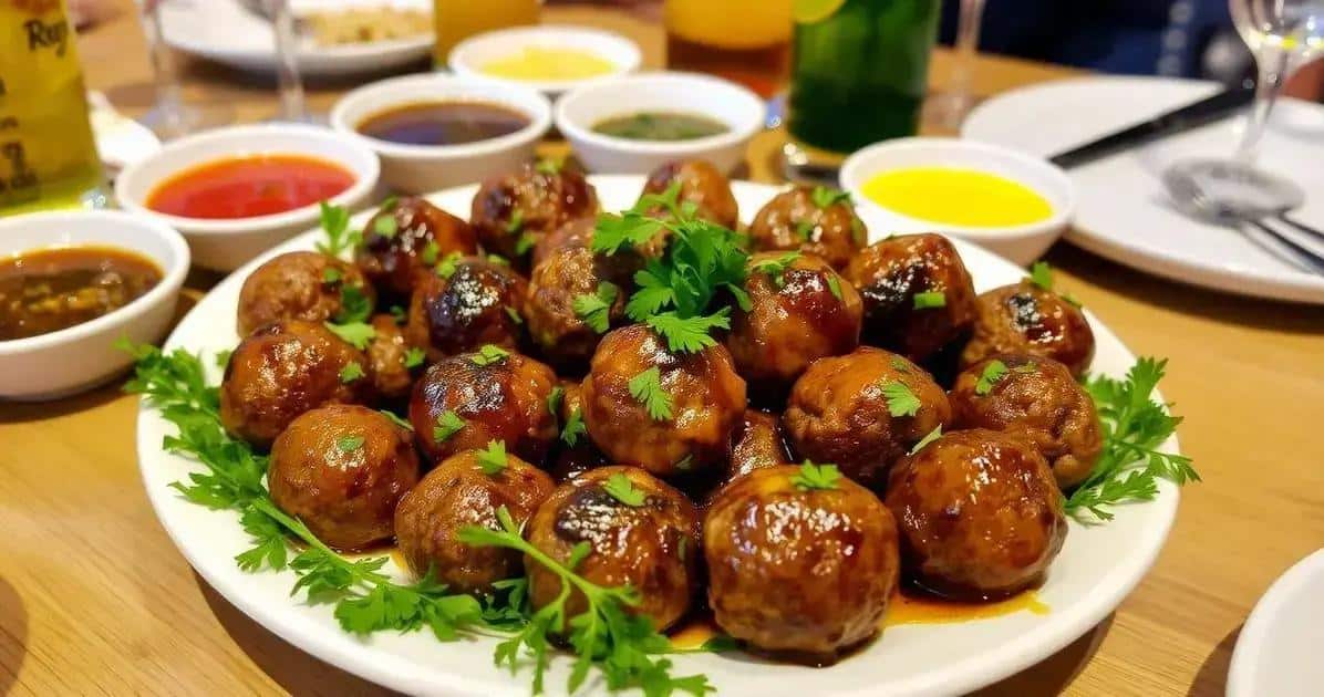 Dicas para Servir Bolinho de Carne