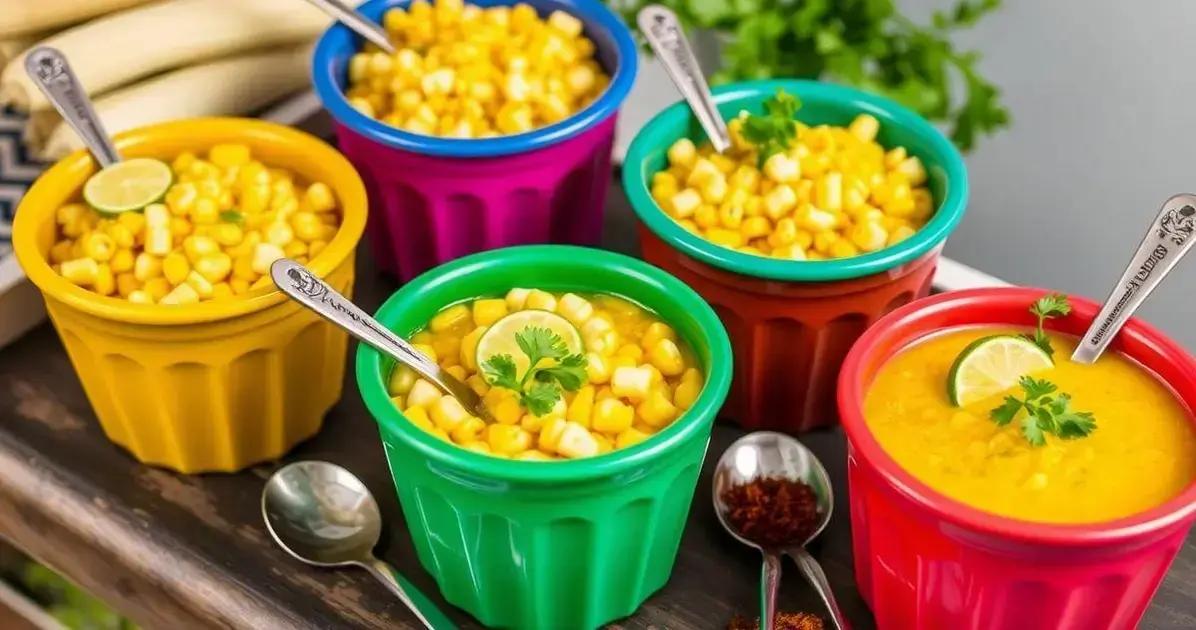 Dicas para servir Esquites