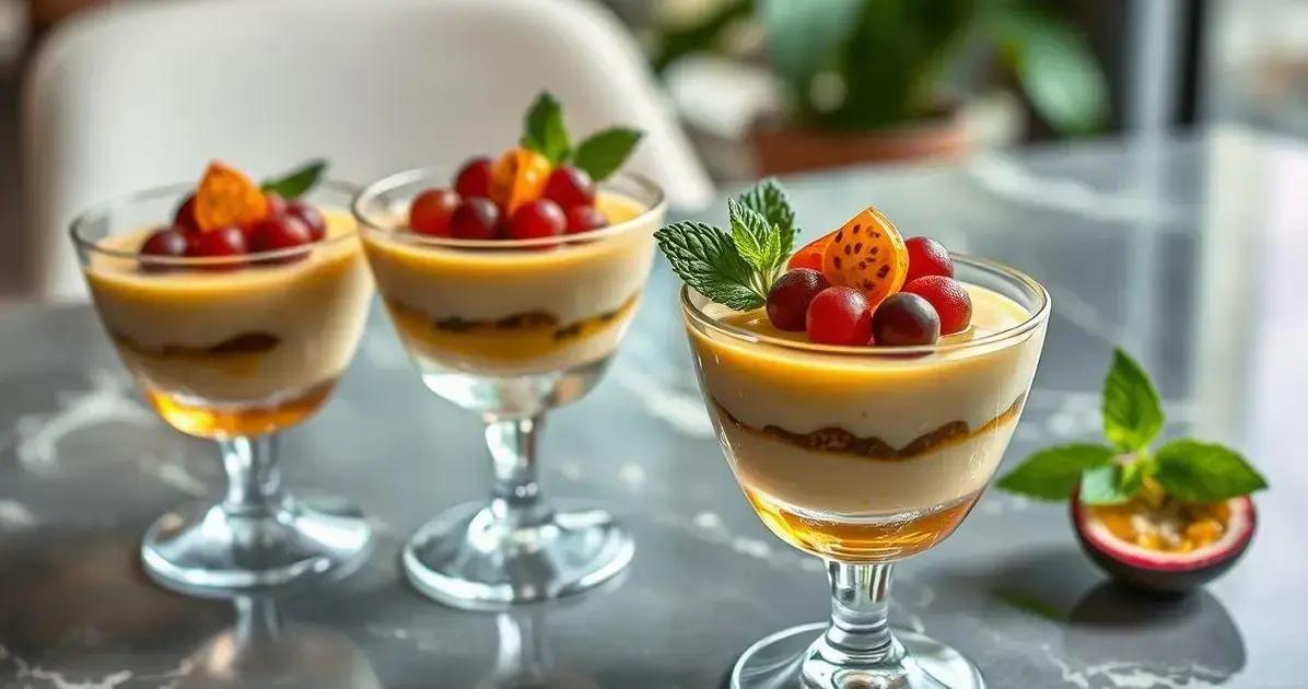 Dicas para Servir Mousse de Maracujá