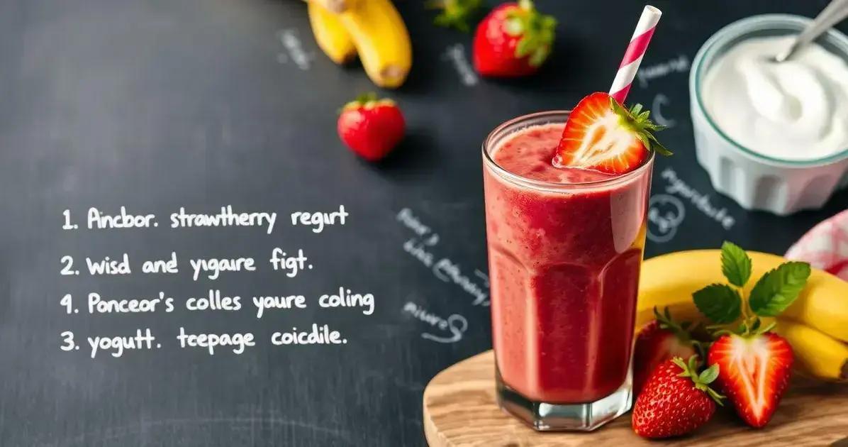 Dicas para um Smoothie de Morango Perfeito