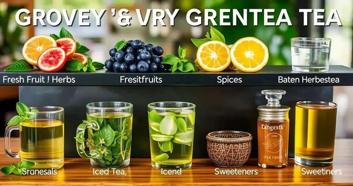 Dicas para Variar o Chá Verde