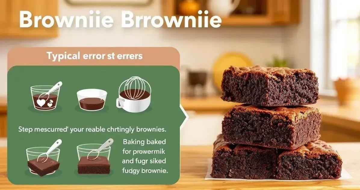 Erros Comuns ao Fazer Brownies e Como Evitá-los