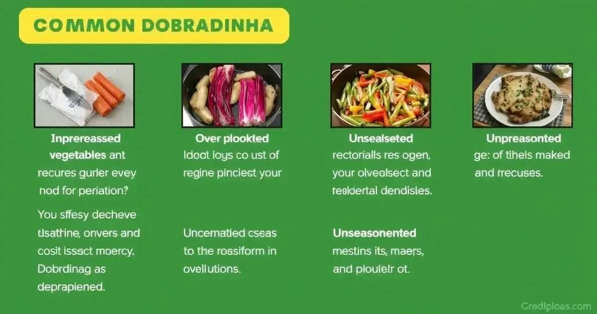 Erros comuns ao fazer Dobradinha
