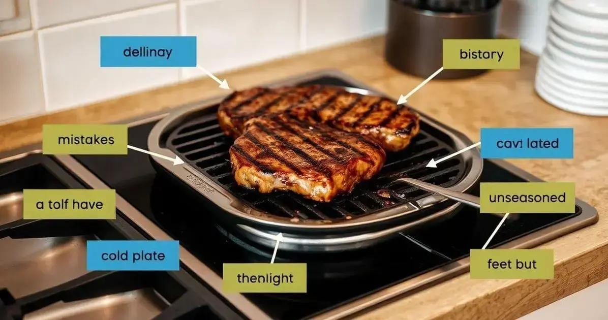 Erros Comuns ao Preparar Carne na Chapa