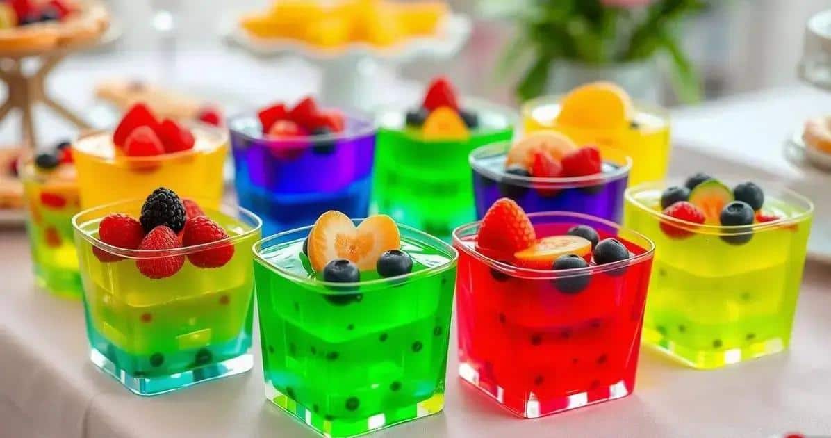Gelatina Colorida Prática: Surpreenda na Sua Próxima Festa com Essas Receitas
