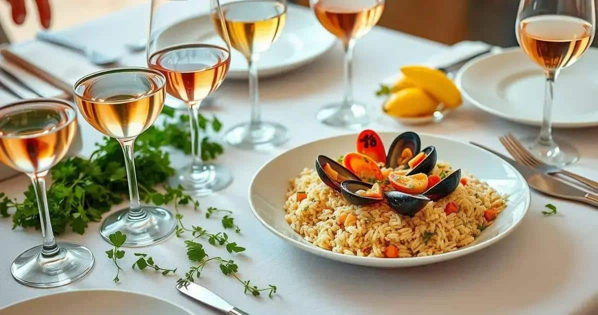 Harmonização com Vinhos para Arroz de Pescado