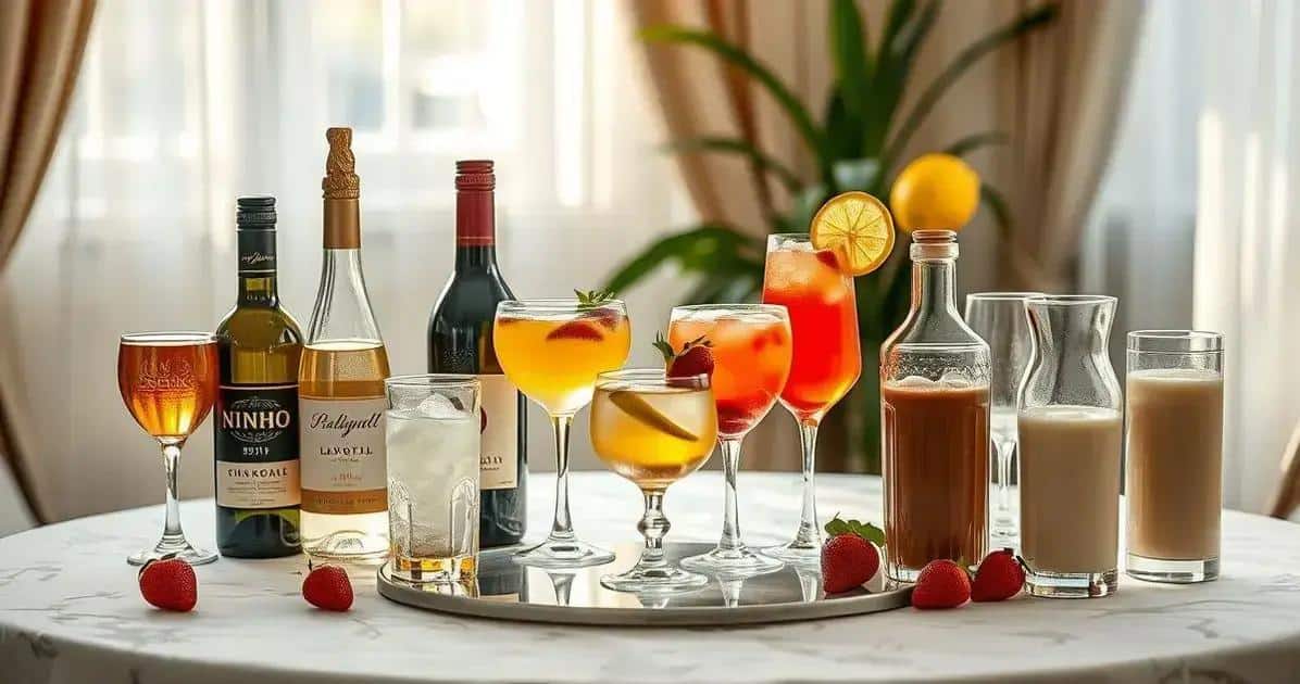 Harmonização da Sobremesa com Bebidas