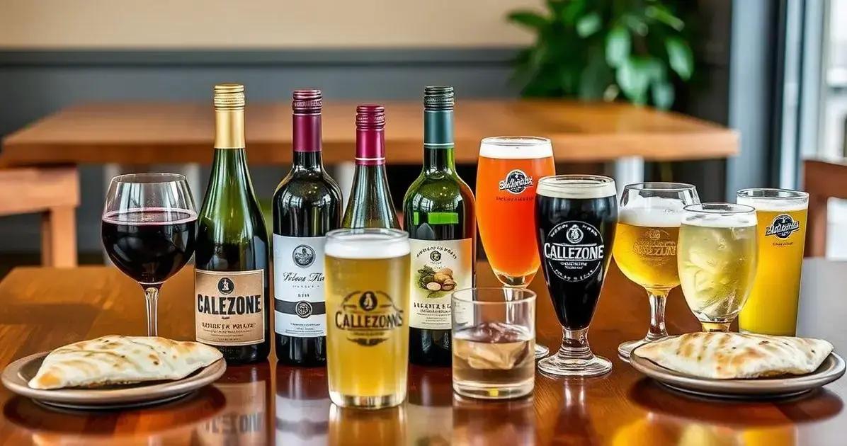 Harmonização de Bebidas com Calzone