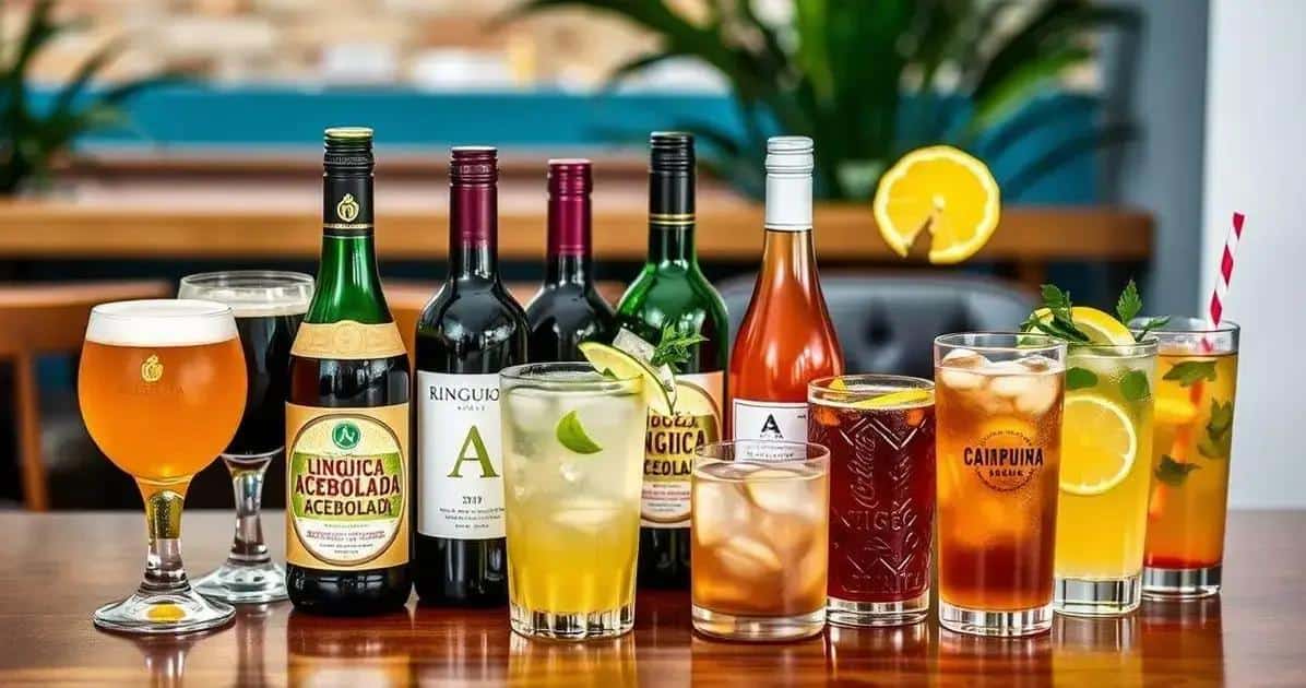 Harmonização de bebidas com Linguiça Acebolada