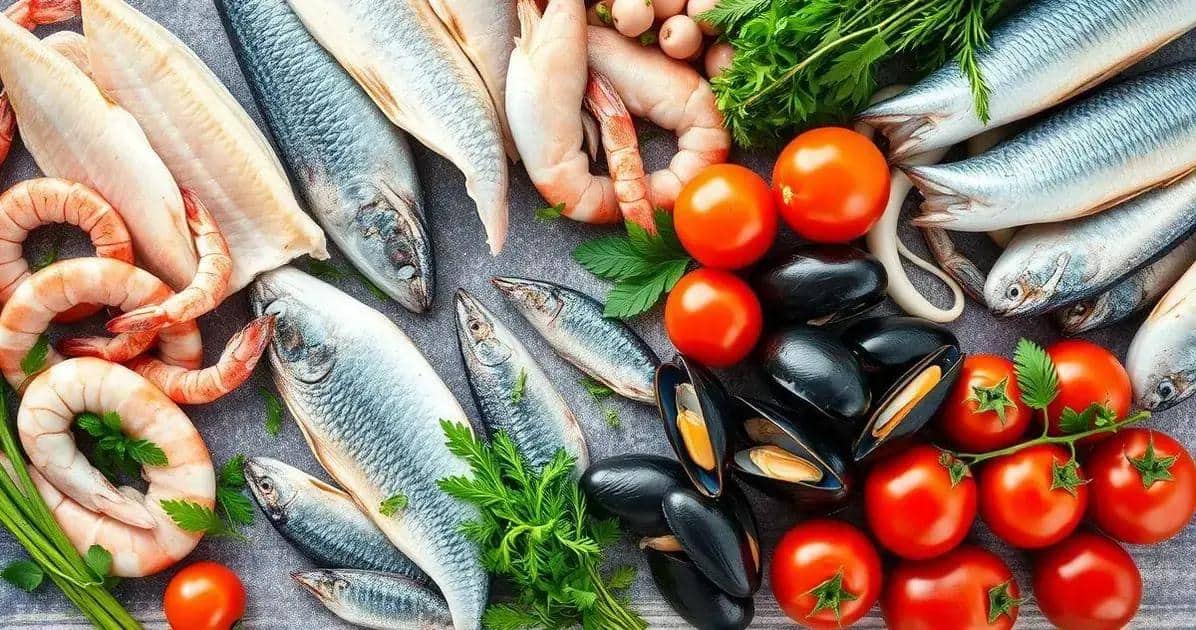 Ingredientes da Caldeirada de Frutos do Mar