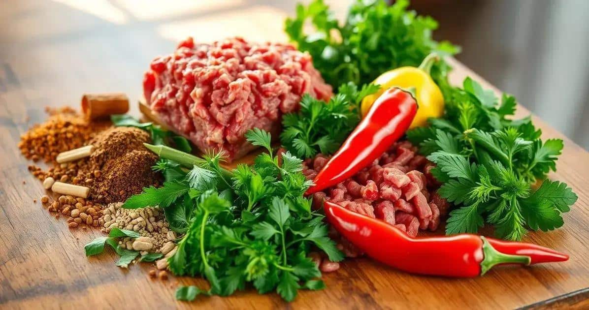 Ingredientes da Carne de Onça