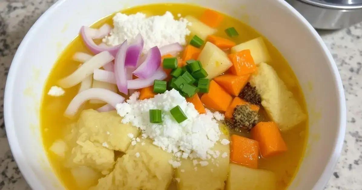 Ingredientes da Farofa Simples e Prática