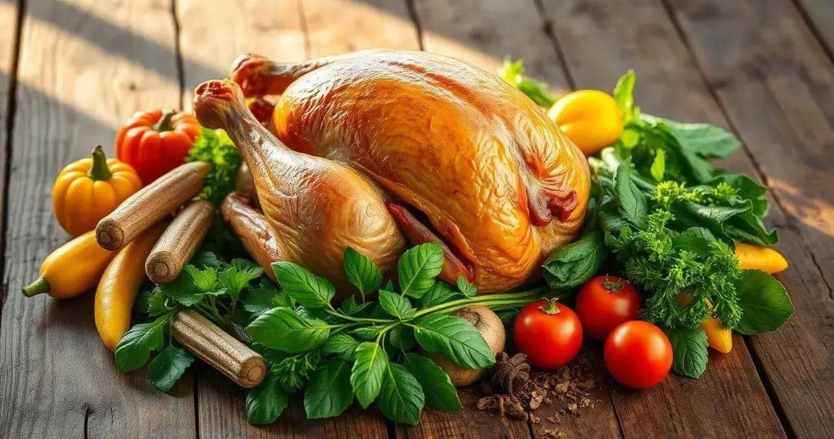Ingredientes da Galinha Caipira com Guariroba