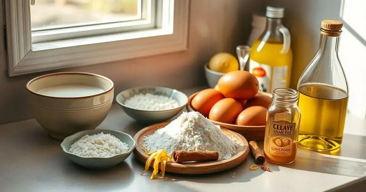 Ingredientes da Leche Frita