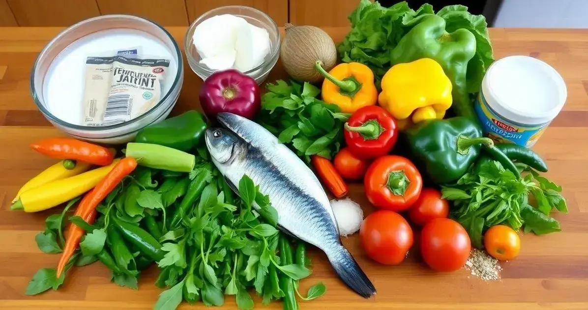Ingredientes da Moqueca de Surubim