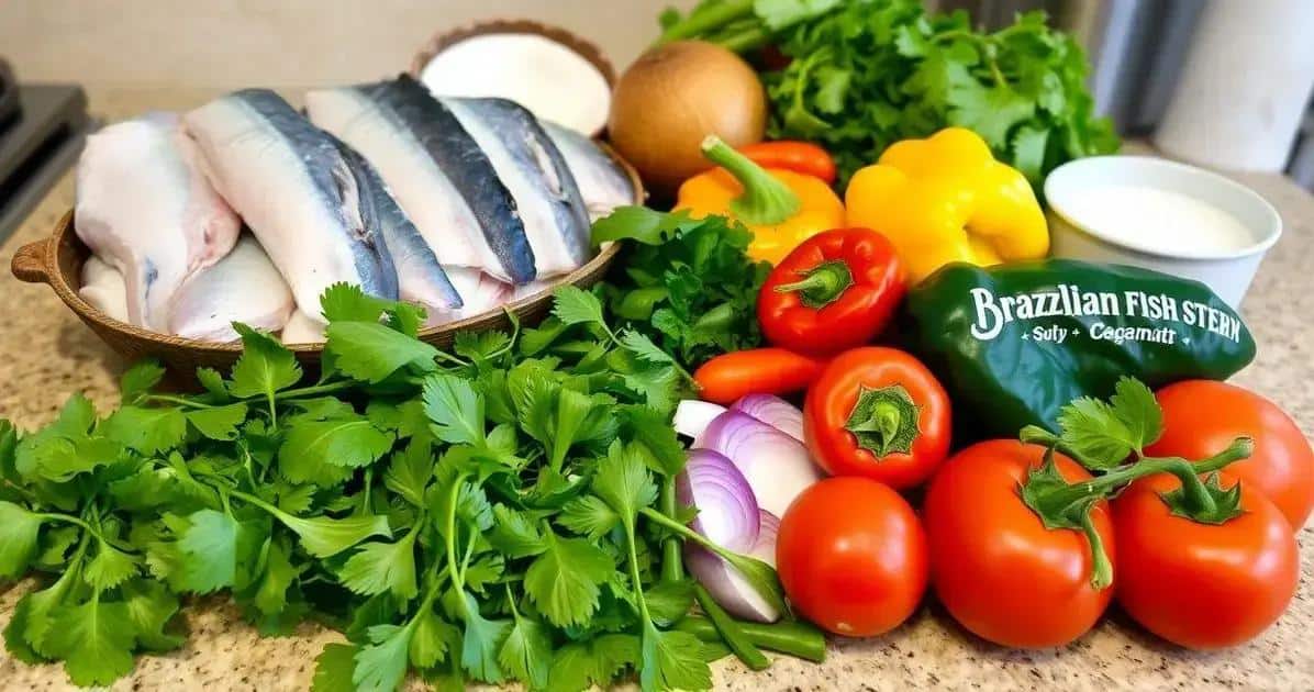Ingredientes da Moqueca Express de Peixe