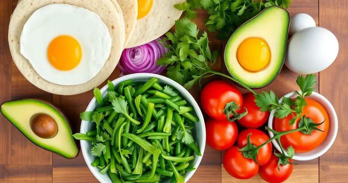 Ingredientes da Receita de Huevos Rancheros