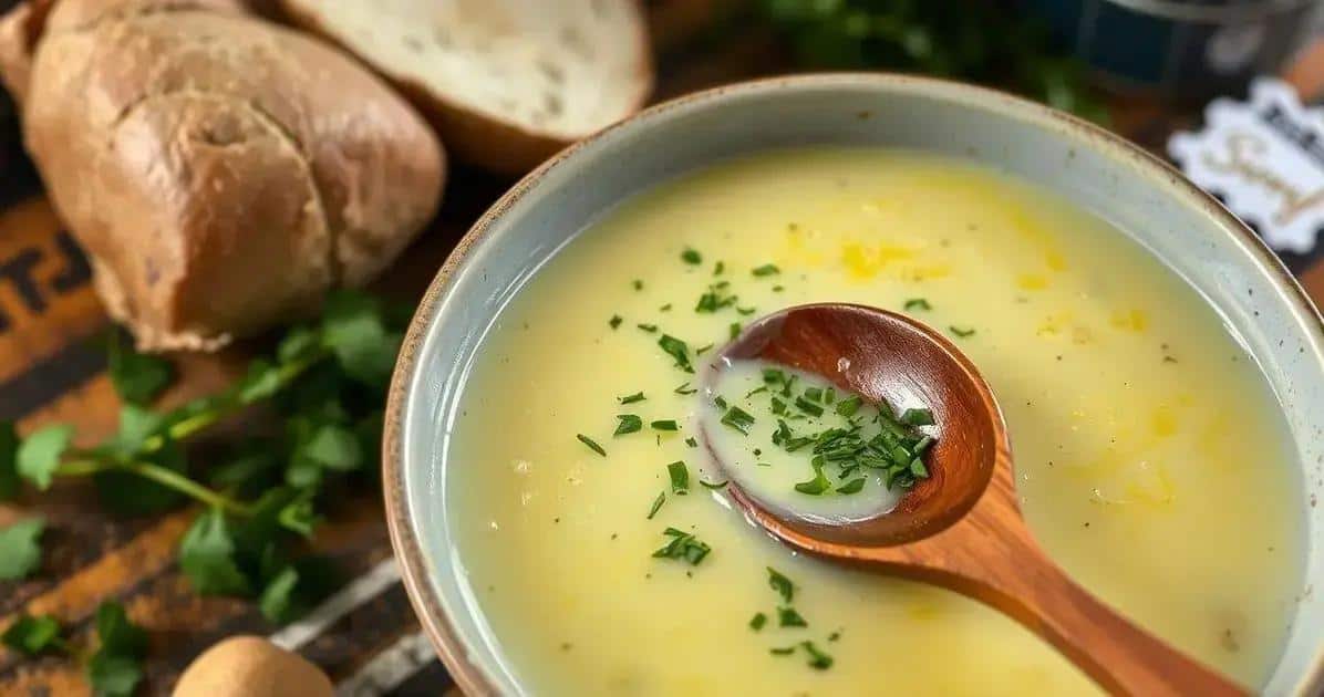 Ingredientes da Sopa de Batata