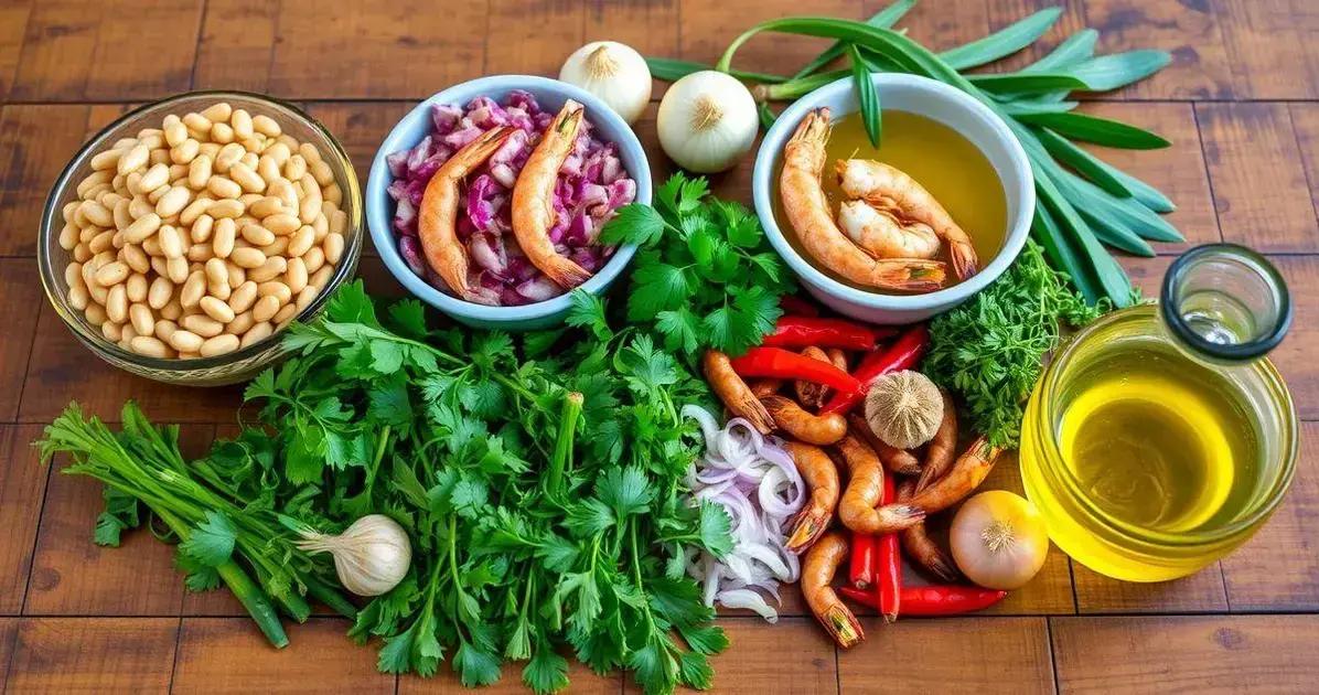 Ingredientes do Acarajé